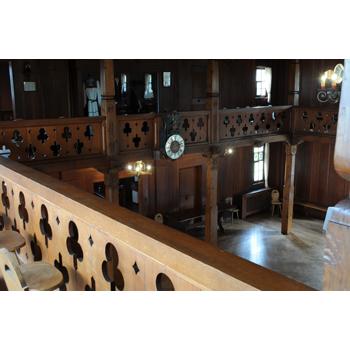 During the tour, guests will walk through the upper balcony of the Saal, offering a unique view of the room and of the Sheboygan River outside. 