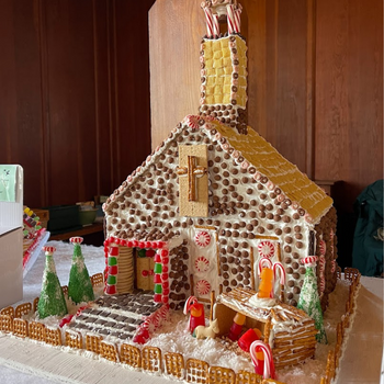 2022 Winner - Pre-school - "Gingerbread Church"
