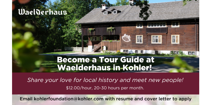 Become a Tour Guide at Waelderhaus