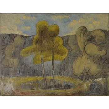Day Lillies, Sheltering Trees