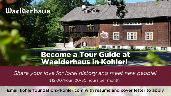 waelderhaus tour guide hiring banner 1