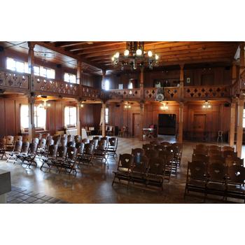 The Saal - the largest room in the Waelderhaus. 